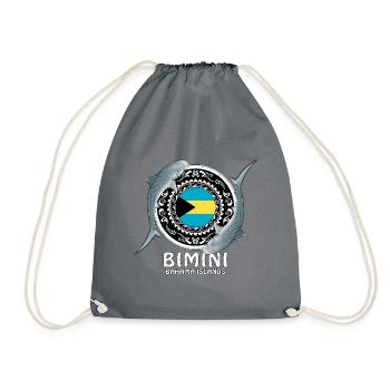 Bimini Bahamas - Turnbeutel - Grau - Vorne