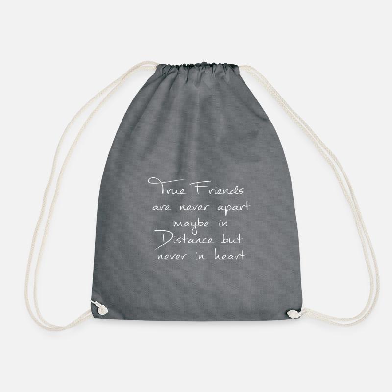 True Friends - Turnbeutel - Grau