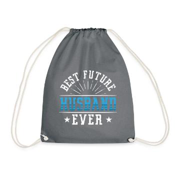 Best Future Husband - Turnbeutel - Grau - Vorne