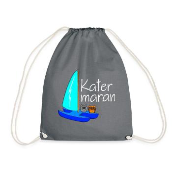 Katamaran - Turnbeutel - Grau - Vorne