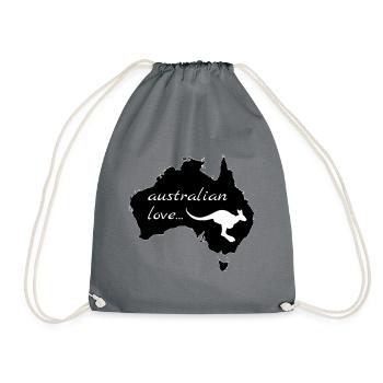 Australian Love Kangaroo - Sac de sport léger - gris - Devant