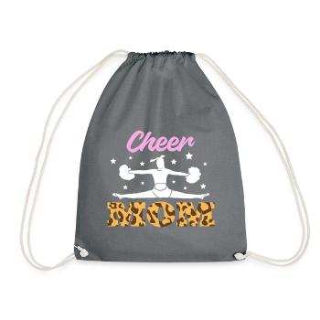 Cheerleading Cheer Mom - Turnbeutel - Grau - Vorne