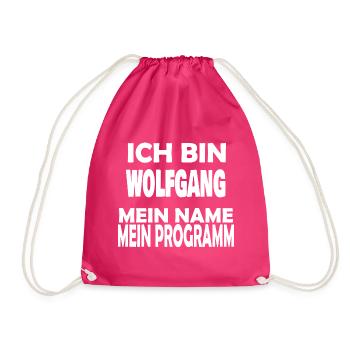 Programm Name WOLFGANG - Turnbeutel - Fuchsia - Vorne