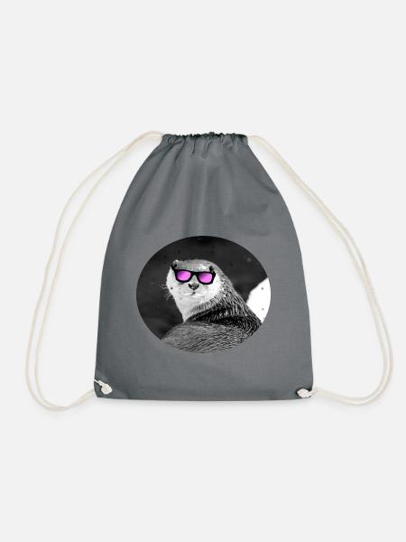 Otter Sonnenbrille Fischotter - Turnbeutel - Grau