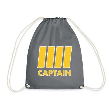 Captain - Turnbeutel - Grau - Vorne