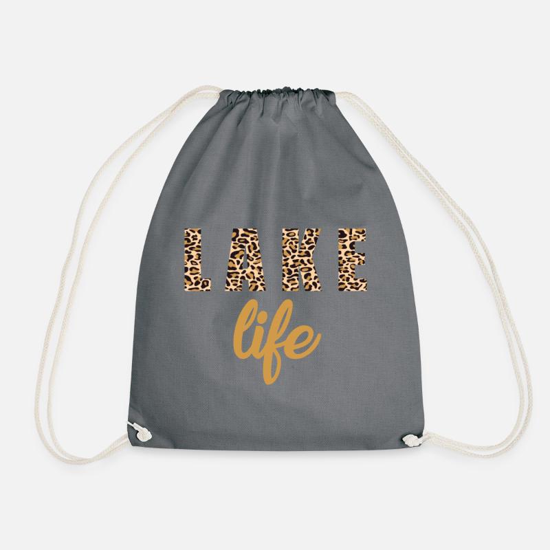 Lake Life - Turnbeutel - Grau