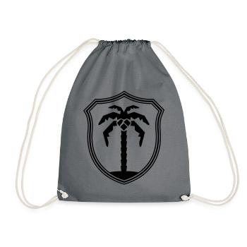 Armoiries du symbole de Palm Island - Sac de sport léger - gris - Devant