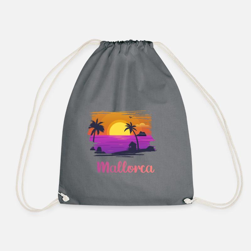 Ich liebe Mallorca - Turnbeutel - Grau