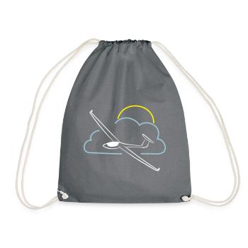 Tshirt Glider Glider Glide Gift - Sac de sport léger - gris - Devant