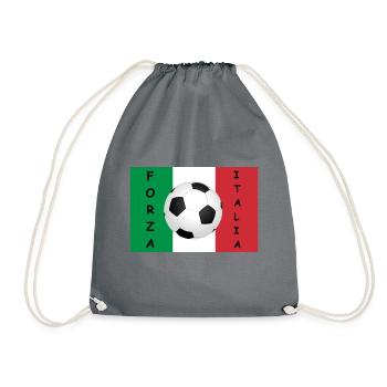 Forza Italia - Turnbeutel - Grau - Vorne