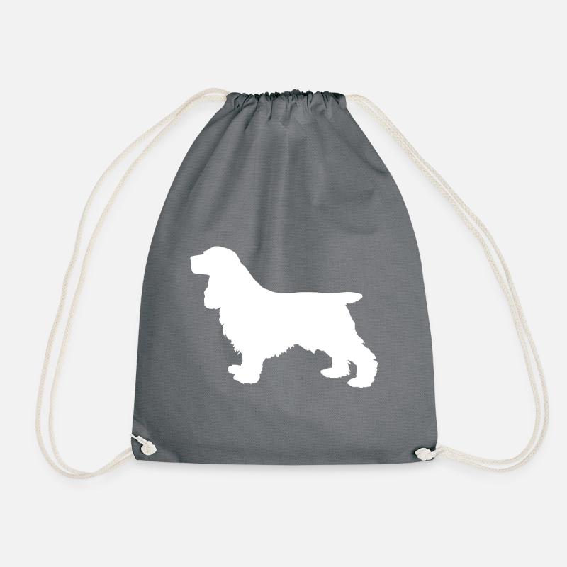 Cocker Spaniel - Turnbeutel - Grau