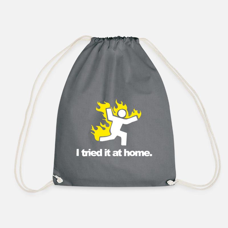 Chemist Science Physics Saying Funny - Drawstring Bag - grey