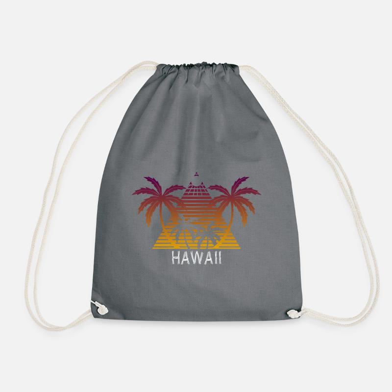 Hawaii - Turnbeutel - Grau