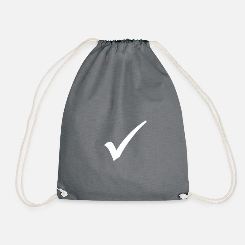 hook - Drawstring Bag - grey