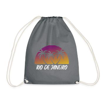 Rio de Janeiro - Turnbeutel - Grau - Vorne