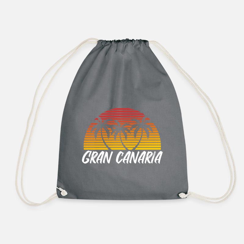 Gran Canaria - Turnbeutel - Grau