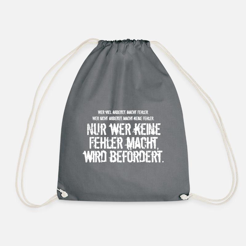 Beförderung - Turnbeutel - Grau