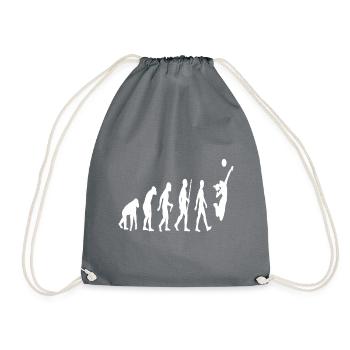 Evolution Volleyball - Drawstring Bag - grey - Front