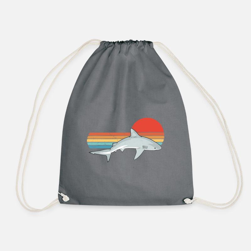 Plongée avec les requins bouledogues - Sac de sport léger - gris