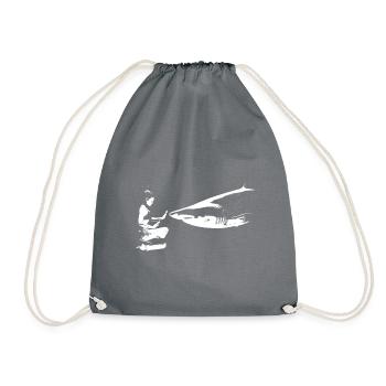 Hai Hais Intrépide Yoga - Sac de sport léger - gris - Devant