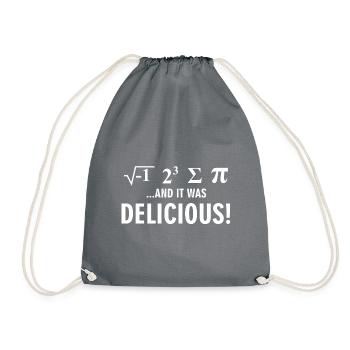 Mathématiques - Sac de sport léger - gris - Devant