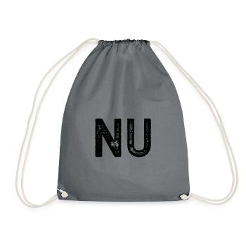 Nu I Ja zu Sachsen I Stolzer Sachse I Geschenk - Turnbeutel - Grau - Vorne
