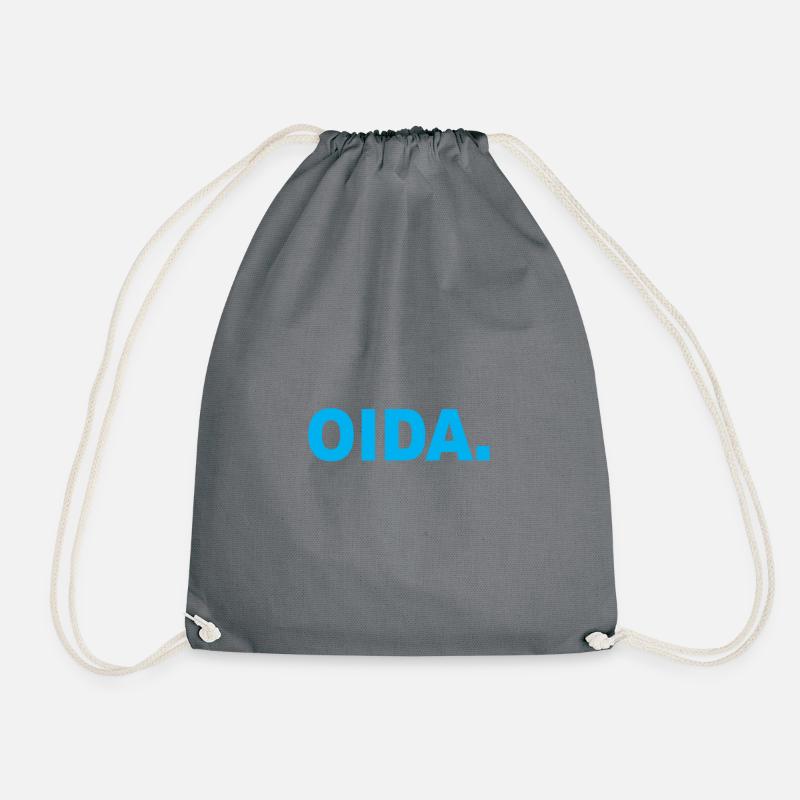BYRN Style - OIDA Blau - Turnbeutel - Grau