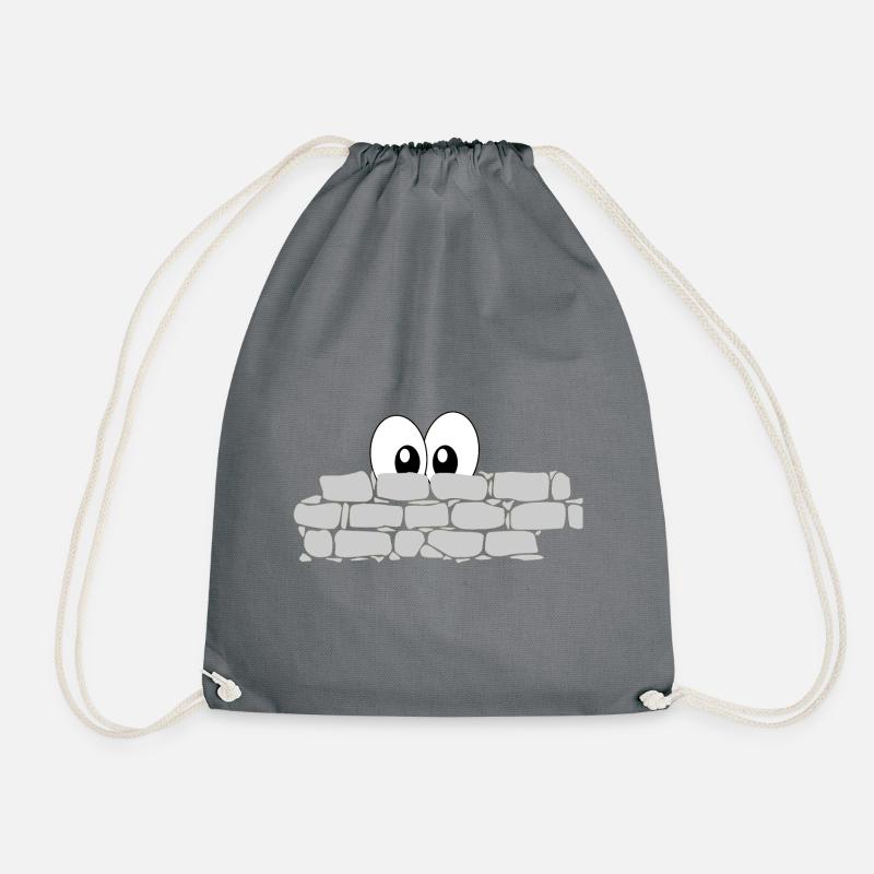 Derrière le mur - Sac de sport léger - gris