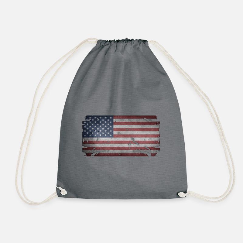 USA - Turnbeutel - Grau