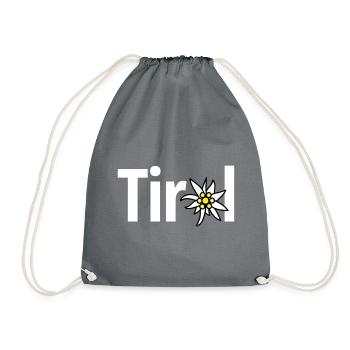 Tyrol - Drawstring Bag - grey - Front