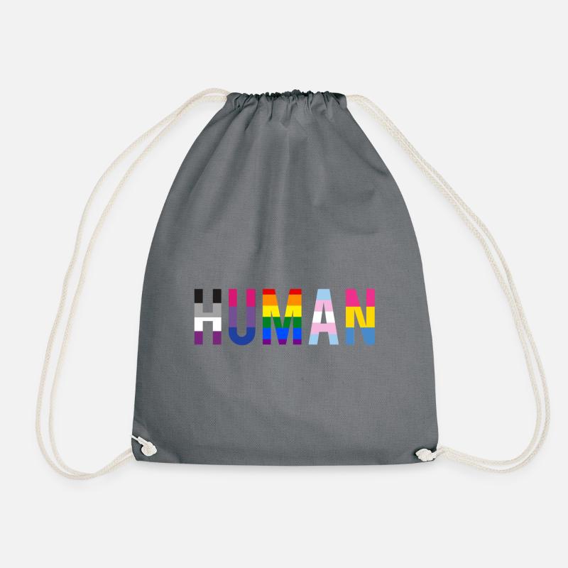 HUMAN - Turnbeutel - Grau