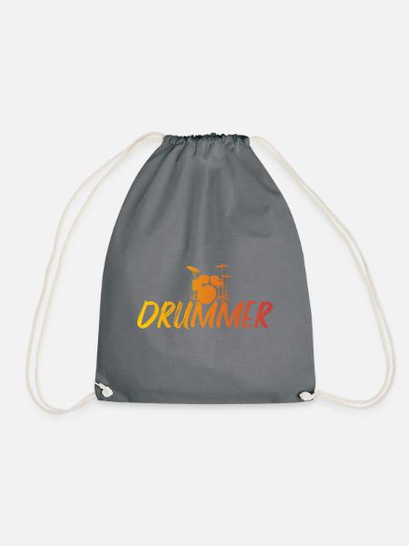 Drummer - Turnbeutel - Grau