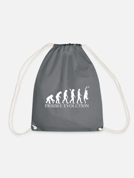 Frisbee Evolution - Turnbeutel - Grau