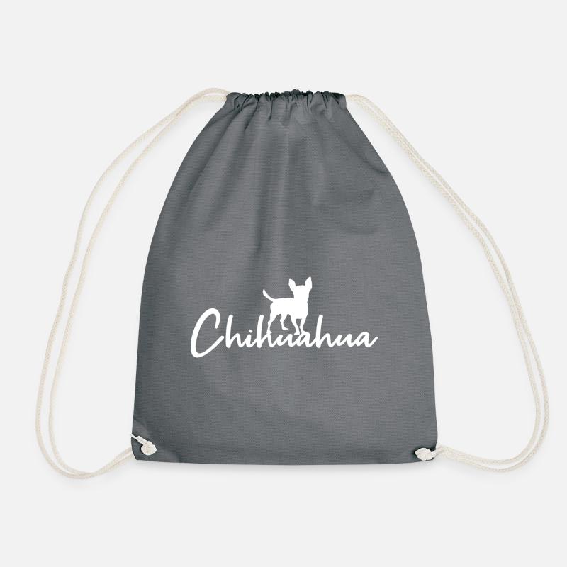 Chihuahua - Turnbeutel - Grau