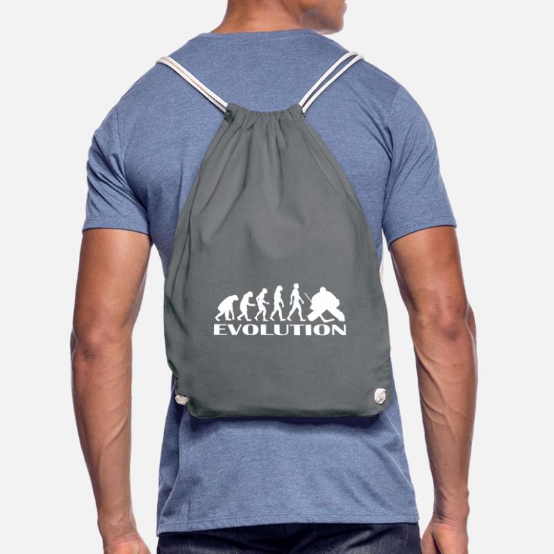 Evolution Eishockey Eishockeyspieler Geschenk idee Turnbeutel