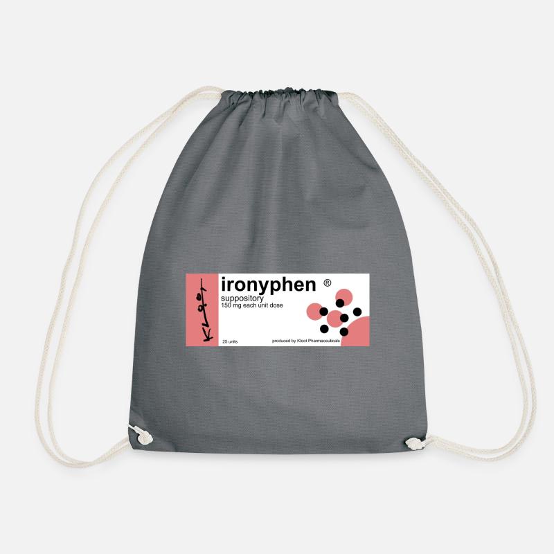 Ironyphen - Turnbeutel - Grau