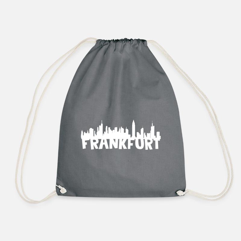 Frankfurt Skyline - Turnbeutel - Grau