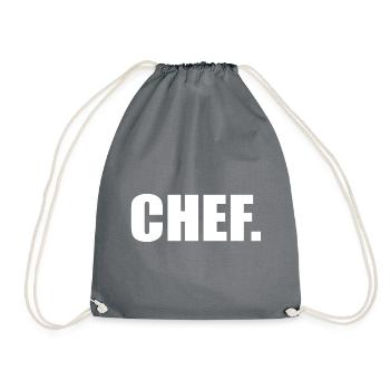 Chef Gift Bestseller Independent - Drawstring Bag - grey - Front