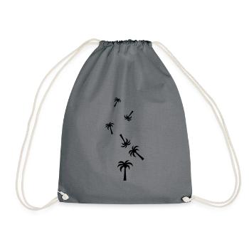 symbole de la paume - Sac de sport léger - gris - Devant