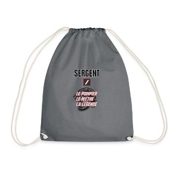 Sergent pompier - Sac de sport léger - gris - Devant