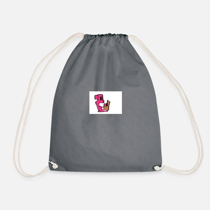 Food Monsters - Drawstring Bag - grey