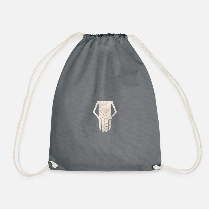 Bakugou Katsuki skull skull skull superhel - Drawstring Bag - grey