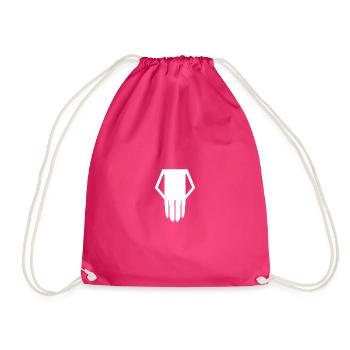 Bakugou Katsuki Totenkopf Schädel Schädel Superhel - Turnbeutel - Fuchsia - Vorne