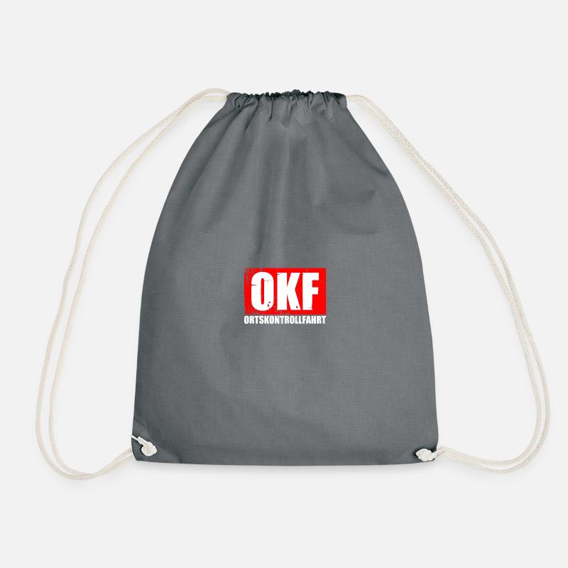 OKF Ortskontrollfahrt - Turnbeutel - Grau