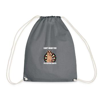 Je ne vous entends pas Joueur de fléchettes Fléchettes - Sac de sport léger - gris - Devant