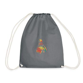 Badminton Badminton Joueur de badminton - Sac de sport léger - gris - Devant
