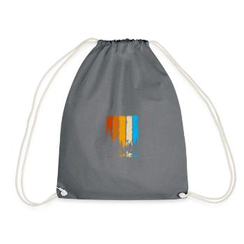 Forest Wood making Lumberjack Forest worker Forester - Drawstring Bag - grey - Front