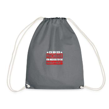 Neighbor Rules Favorite Neighbor Housewarming Party - Drawstring Bag - grey - Front