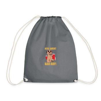 Ne pleurez pas, accumulez-vous ! Beer Pong Beer Pong - Sac de sport léger - gris - Devant