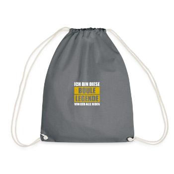 Pétanque Boule Legend Boule Joueur - Sac de sport léger - gris - Devant